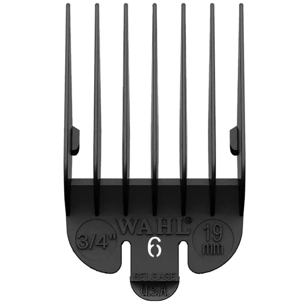 Black Plastic Comb #6 - WA3174H